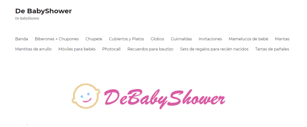 Tienda online de artículos para Babyshower